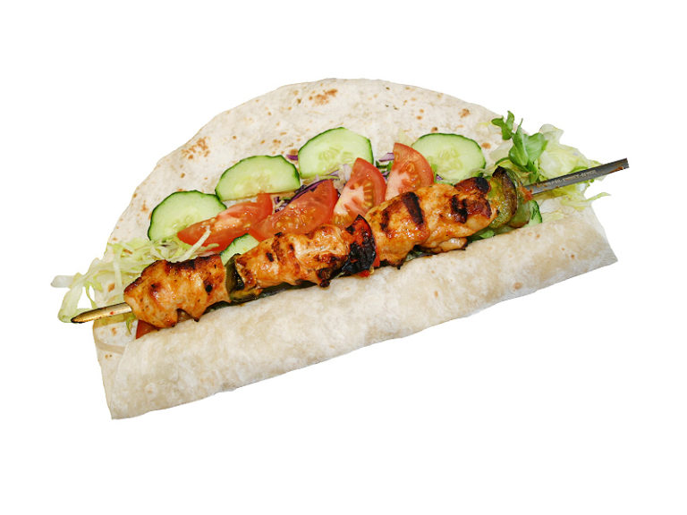 Kipspies wrap